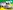 A landscape rectangle shape with a green into yellow gradient. There are three images showing young people interacting at a vintage market. Pictorial images of hearts, scissors, recycling and stitching are placed around the photo images