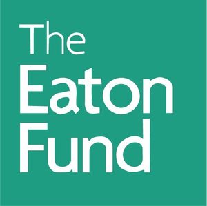 Green square with The Eaton Fund in white text