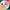 An abstract modernist art piece featuring coloured triangle sections behind circular sections.